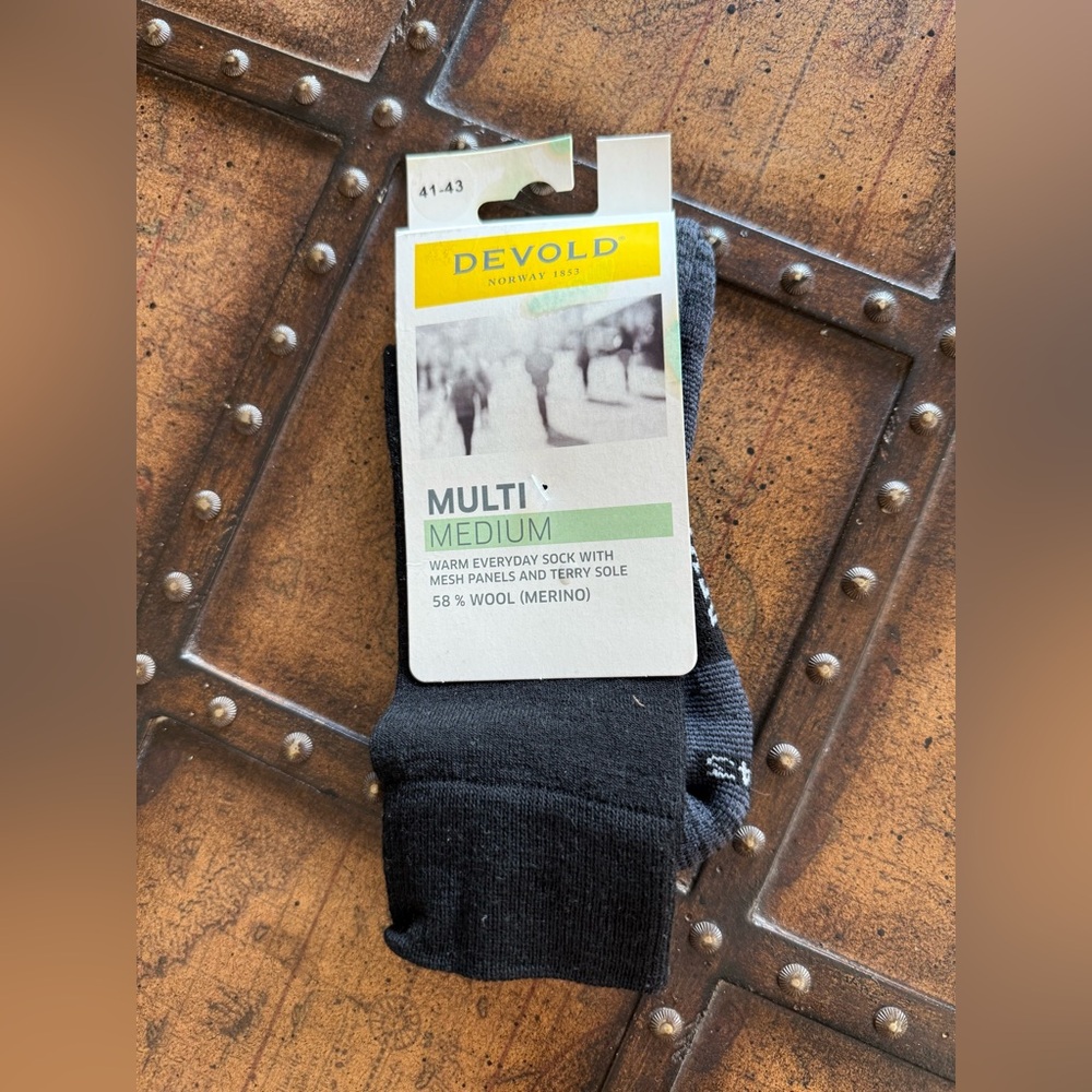 Devold Norway wool socks multi M 41-43 NEW!